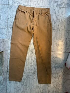 Banana Republic Traveler Tapered Pants in Tan
